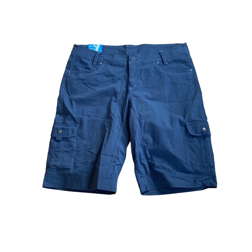 NWT Kuhl Splash 11” Inseam Cargo Shorts Carbon Gray Women’s 14 UPF 50 Hiking - Picture 12 of 12